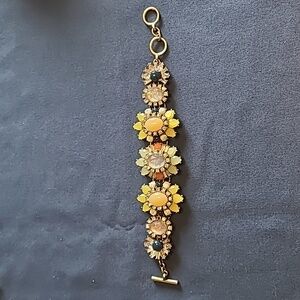 Chloe and Isabel daisy rhinestone link bracelet